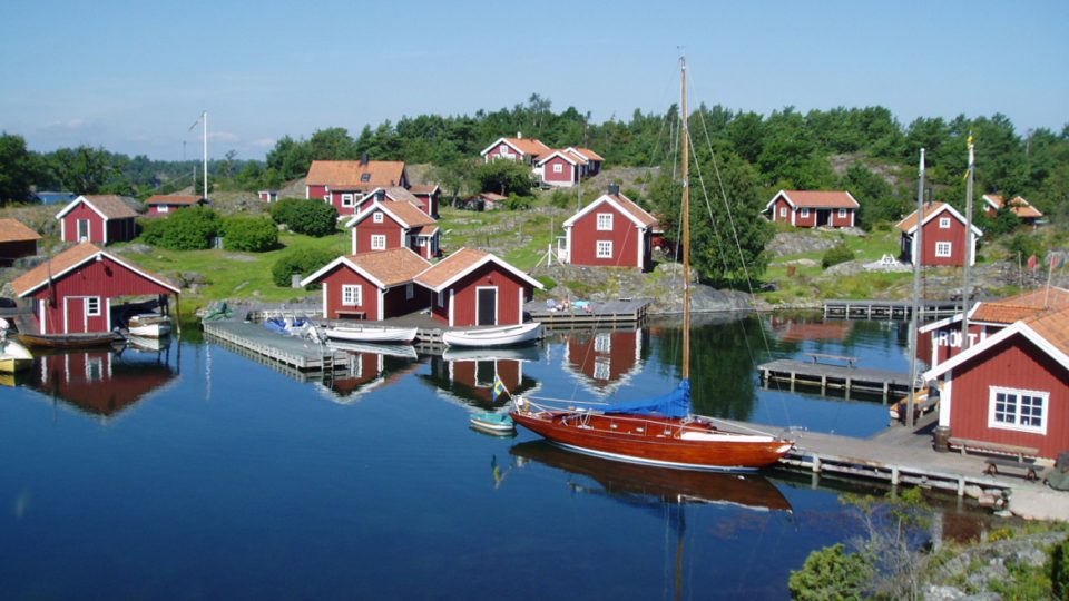 Rybářské vesničky ve Švédsku