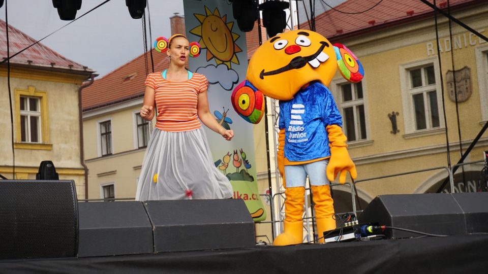 Ušoun Rušoun a Jana Rychterová na festivalu Jičín 0 Město pohádky 2018