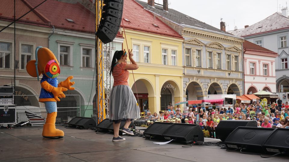 Ušoun Rušoun a Jana Rychterová na festivalu Jičín 0 Město pohádky 2018