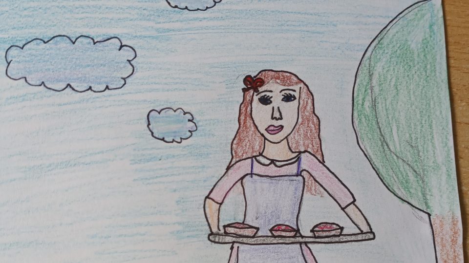 Čtrnáctiletá Anna krásně zachytila Vendu s malinovými koláči