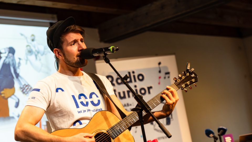 Petr Ševčík na programu Rádia Junior na Prix Bohemia Radio 2023