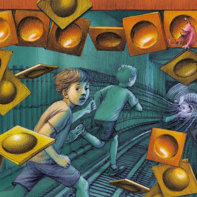 Prozkoumejte s námi tajemné tunely metra v seriálu Strašidelnická | foto: Libuše Vendlová,  Petra Komárková,  Vladimír Staněk