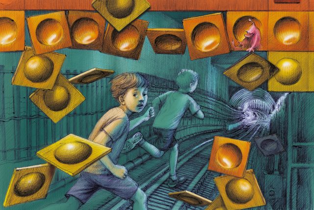 Prozkoumejte s námi tajemné tunely metra v seriálu Strašidelnická | foto: Libuše Vendlová,  Petra Komárková,  Vladimír Staněk